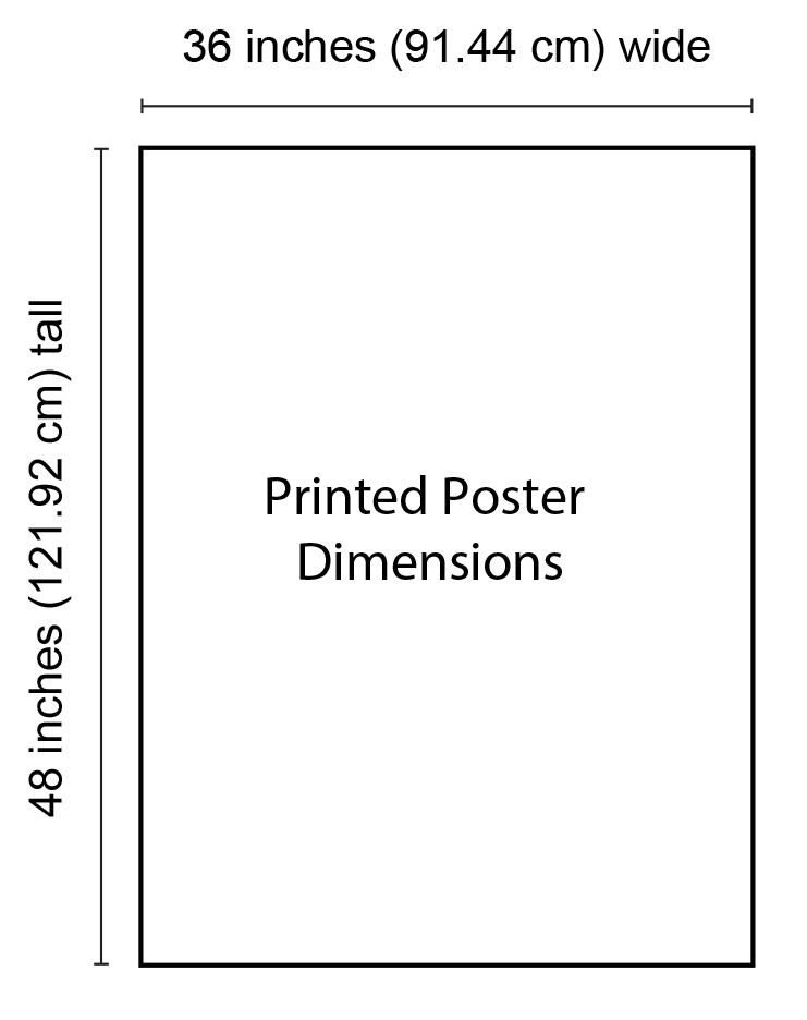 what are the dimensions of a poster board